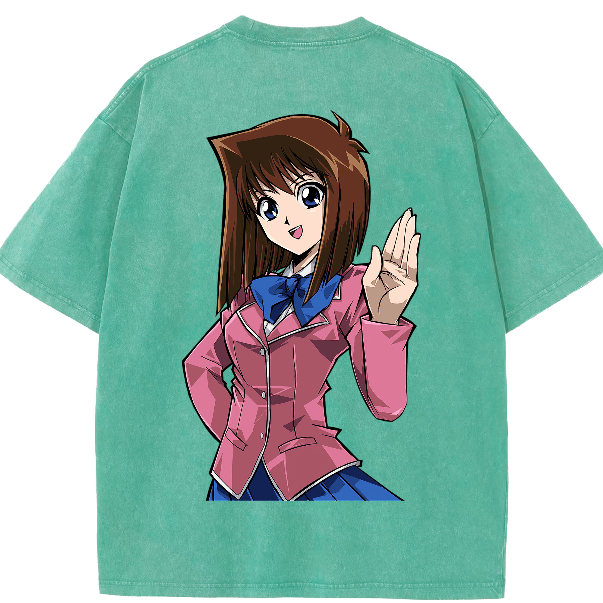 （画像用） 遊☆戯☆王 Yu-Gi-Oh! 綿100% ヴィンテージ風 半袖Tシャツ（背面プリント）